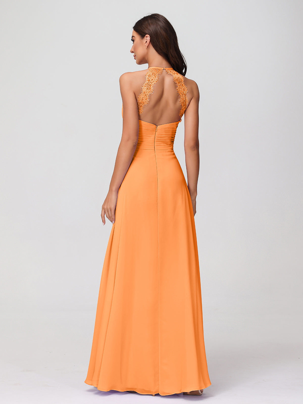 Vestidos color online mamey