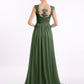 Brook Novio Vestido Con Aplicaciones Y Cuentas Verde Oliva