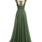 Brook Novio Vestido Con Aplicaciones Y Cuentas Verde Oliva Tallas Grandes