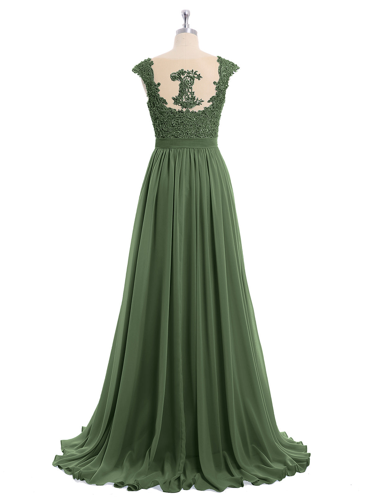 Brook Novio Vestido Con Aplicaciones Y Cuentas Verde Oliva Tallas Grandes