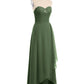 Dominic Sin Tirante Novio Largo Vestido Con Cuentas Verde Oliva Tallas Grandes
