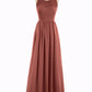 Edith Espejismo Vestido De Dama De Honor Hasta El Topillo Terracota Tallas Grandes