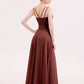 Jenny Largo Vestidos De Dama De Honor Con Corpino Plisado Terracota Tallas Grandes