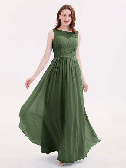 Melissa Largo Gasa Cortes Con Espejismo Verde Oliva Tallas Grandes
