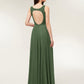 Modesty Espalda Abierta Vestido Con Corpino Encaje Verde Oliva Tallas Grandes