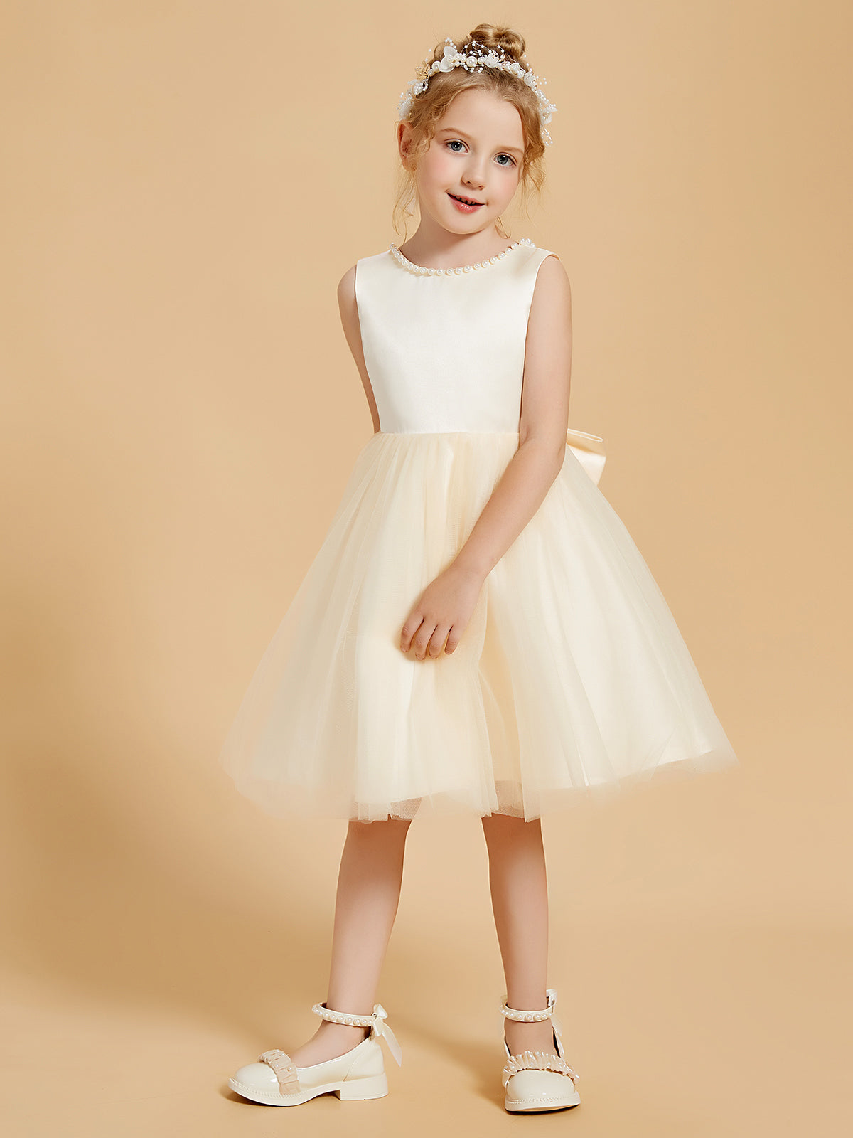 Deslumbrantes Vestidos De NiñA De Las Flores Con Una Impresionante Espalda Descubierta