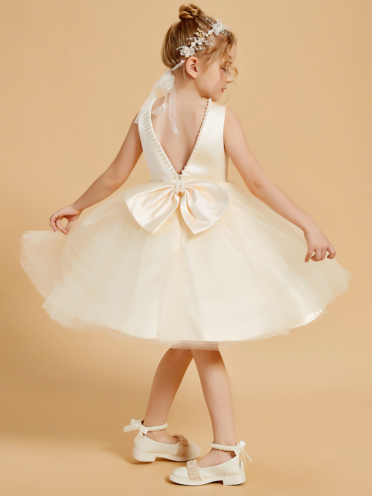 Deslumbrantes Vestidos De NiñA De Las Flores Con Una Impresionante Espalda Descubierta