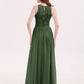 Suzanne Encaje Largo Vestido Con Novio Espejismo Verde Oliva Tallas Grandes