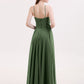 Tallulah Encaje Y Gasa Vestido De Dama De Honor Verde Oliva Tallas Grandes