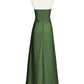 Verna Sin Tirante Novio Vestido Con Apertura Verde Oliva Tallas Grandes