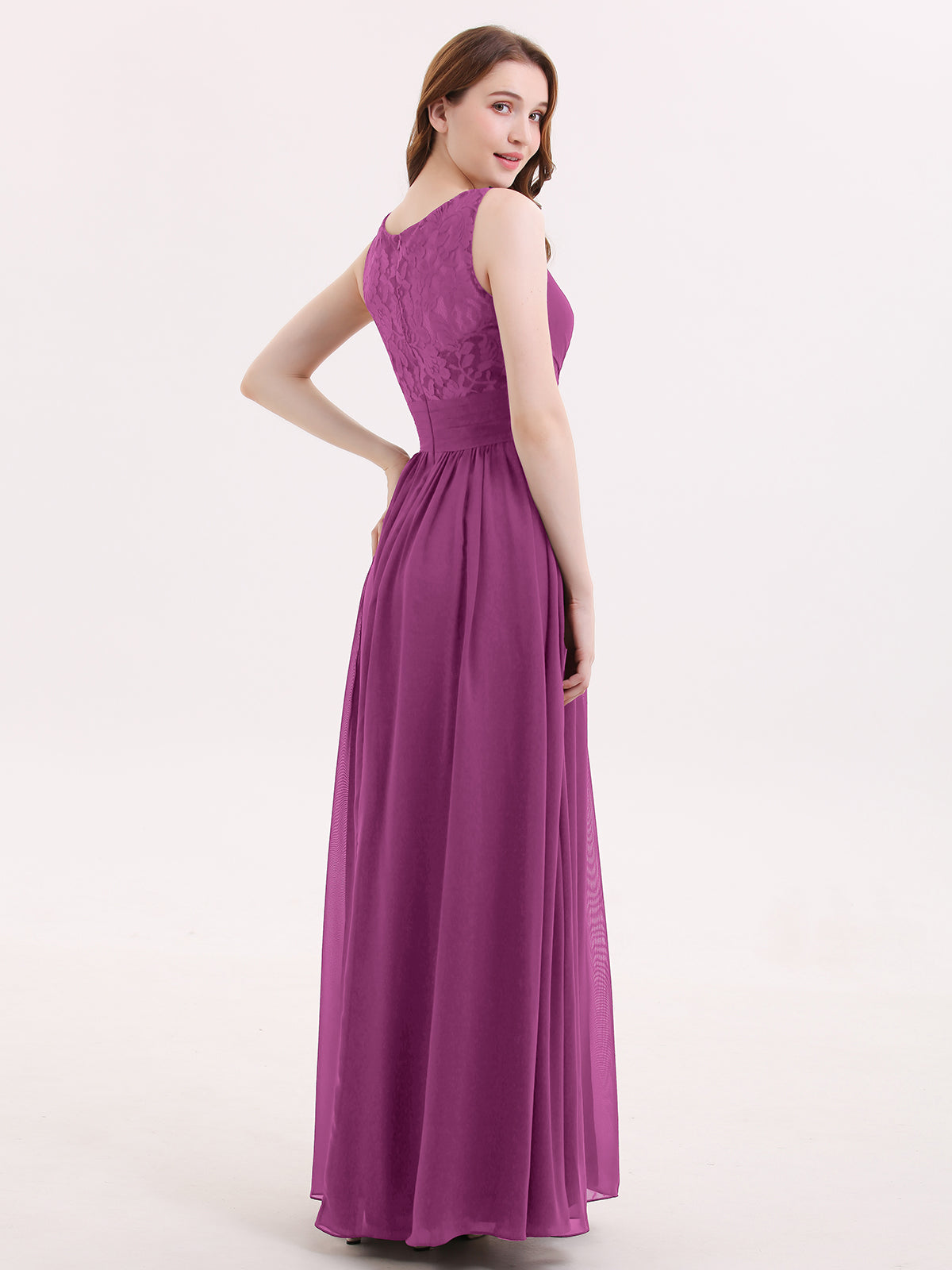 Vestidos best sale color orquidea